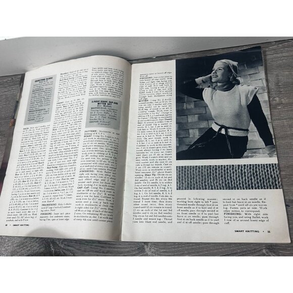 Smart Knitting 3rd Edition Pattern Book By Ruth Hatcher Paperback 1947 - Picture 3 of 6